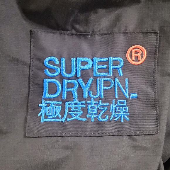 Superdry Wind Attacker Jacket (grey and blue) - Picture 10 of 12
